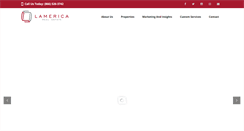 Desktop Screenshot of lamericausa.com